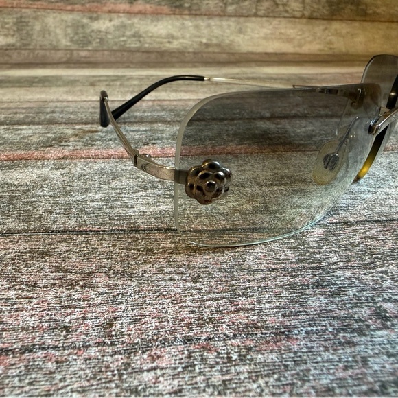CHANEL Y2K Rimless Camellia Sunglasses